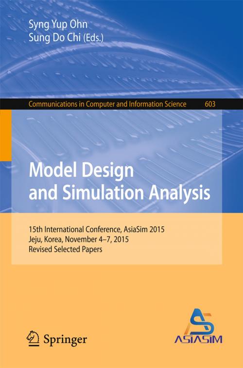 Cover of the book Model Design and Simulation Analysis by , Springer Singapore