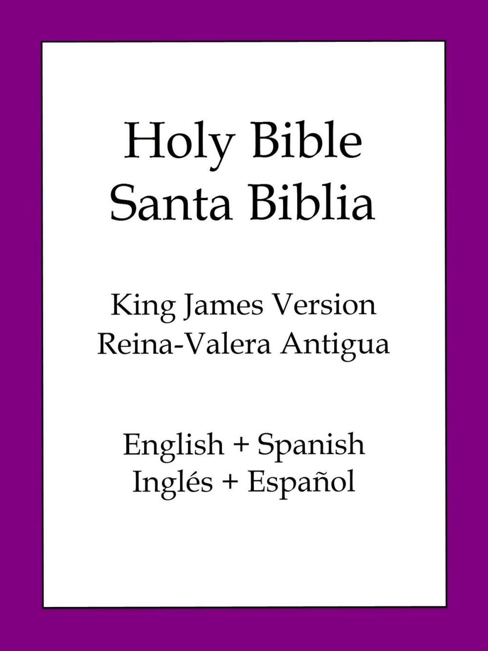 Big bigCover of Holy Bible, Spanish and English Edition (KJV/RVA)