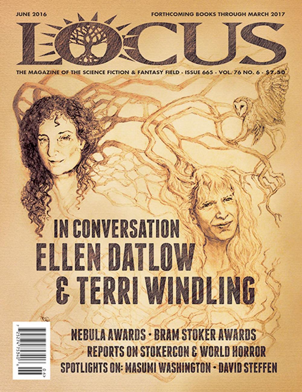 Big bigCover of Locus Magazine, Issue #665, June 2016