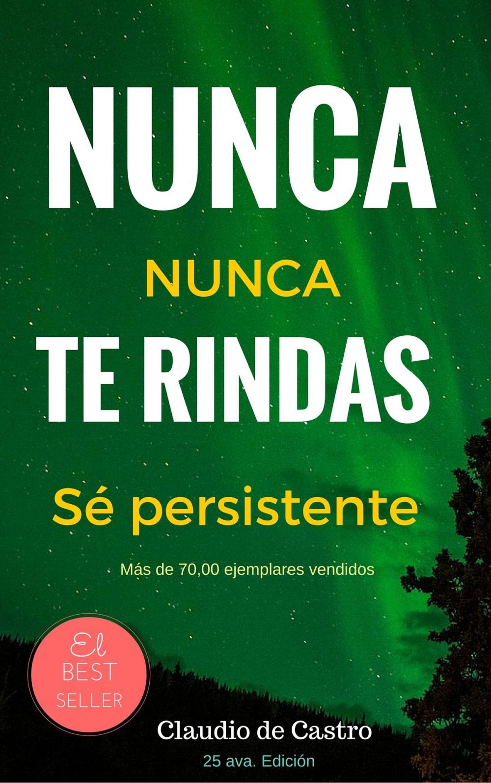 Big bigCover of Nunca te rindas: Never give up!