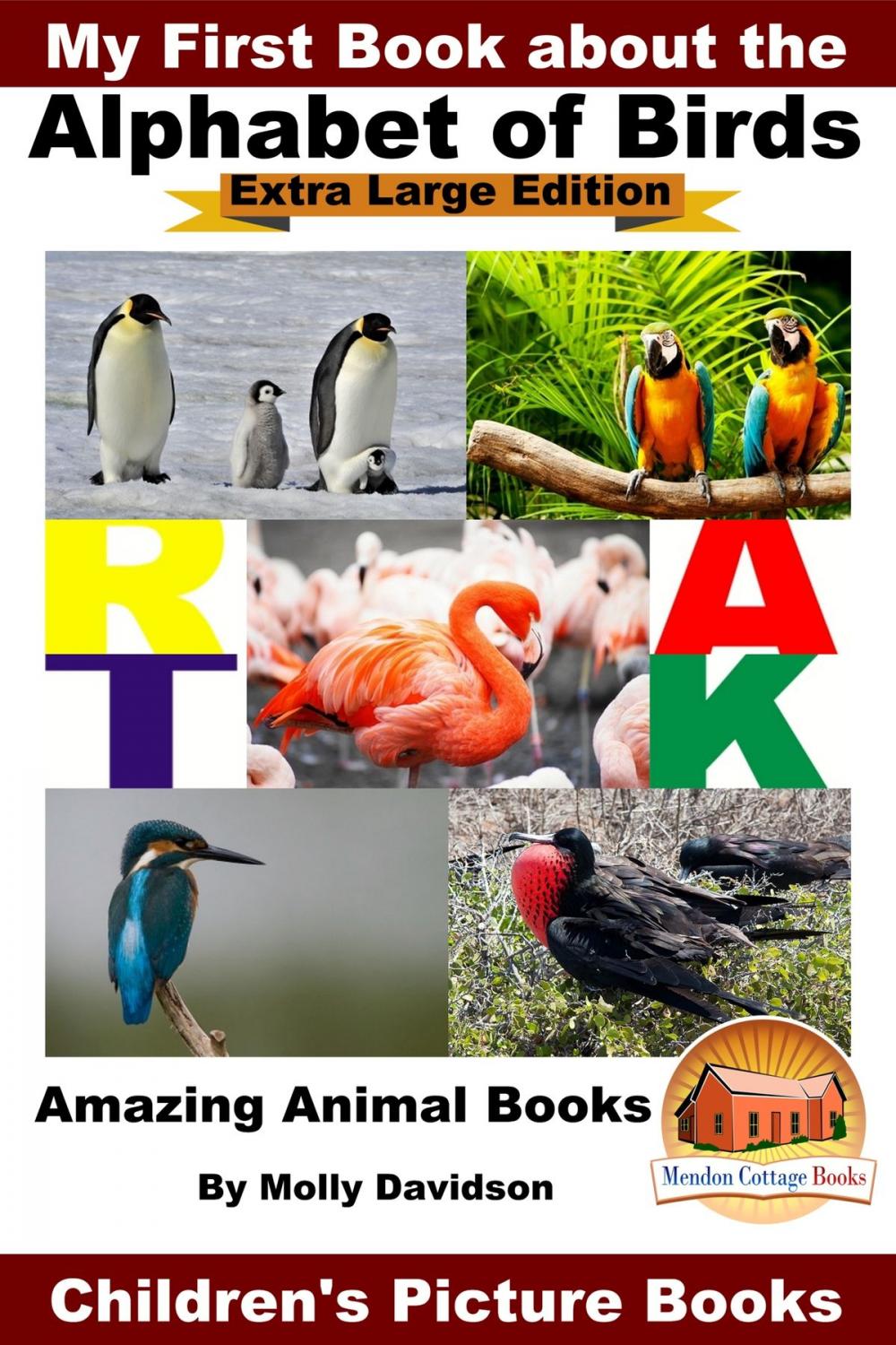 Big bigCover of My First Book about the Alphabet of Birds: Extra Large Edition - Amazing Animal Books - Children's Picture Books