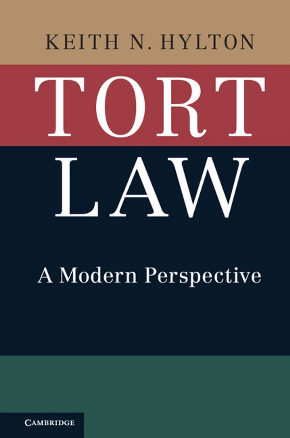 Big bigCover of Tort Law