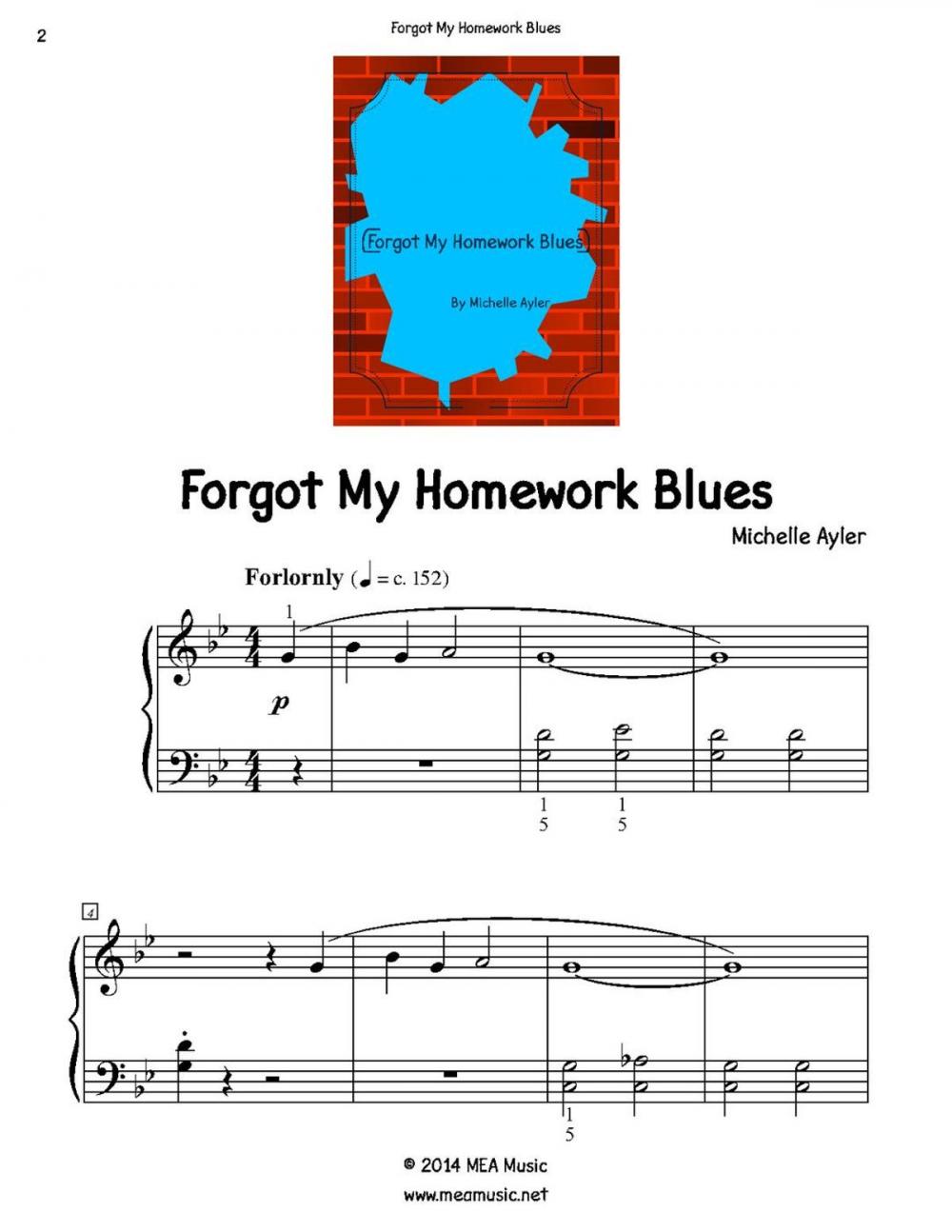 Big bigCover of Forgot My Homework Blues