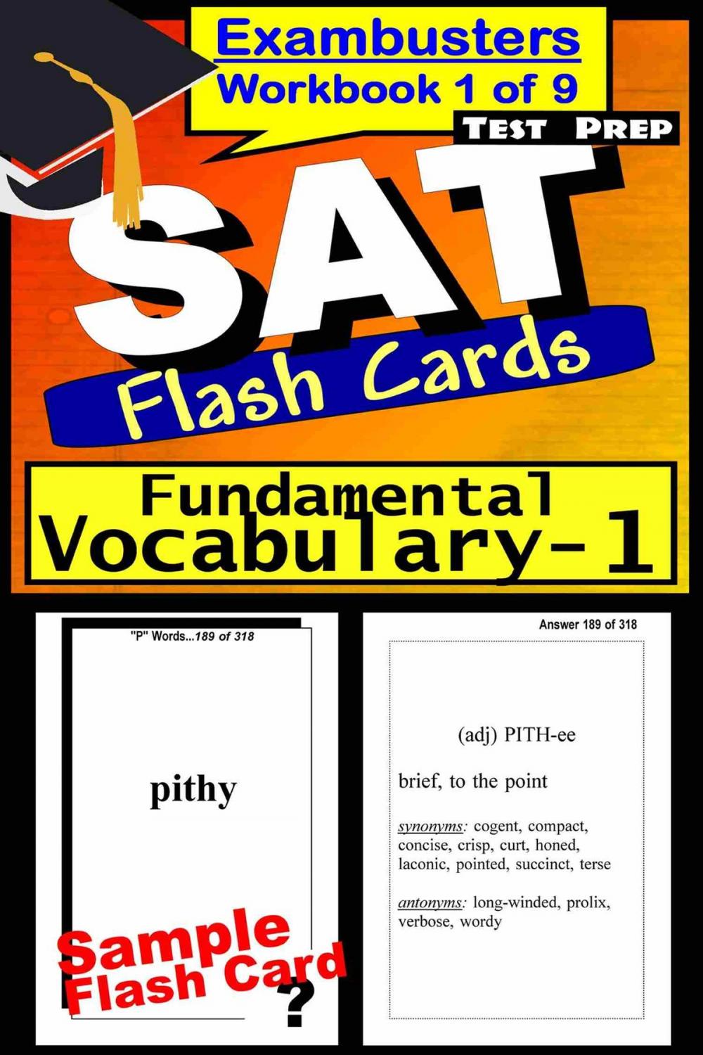 Big bigCover of SAT Test Prep Essential Vocabulary 1 Review--Exambusters Flash Cards--Workbook 1 of 9