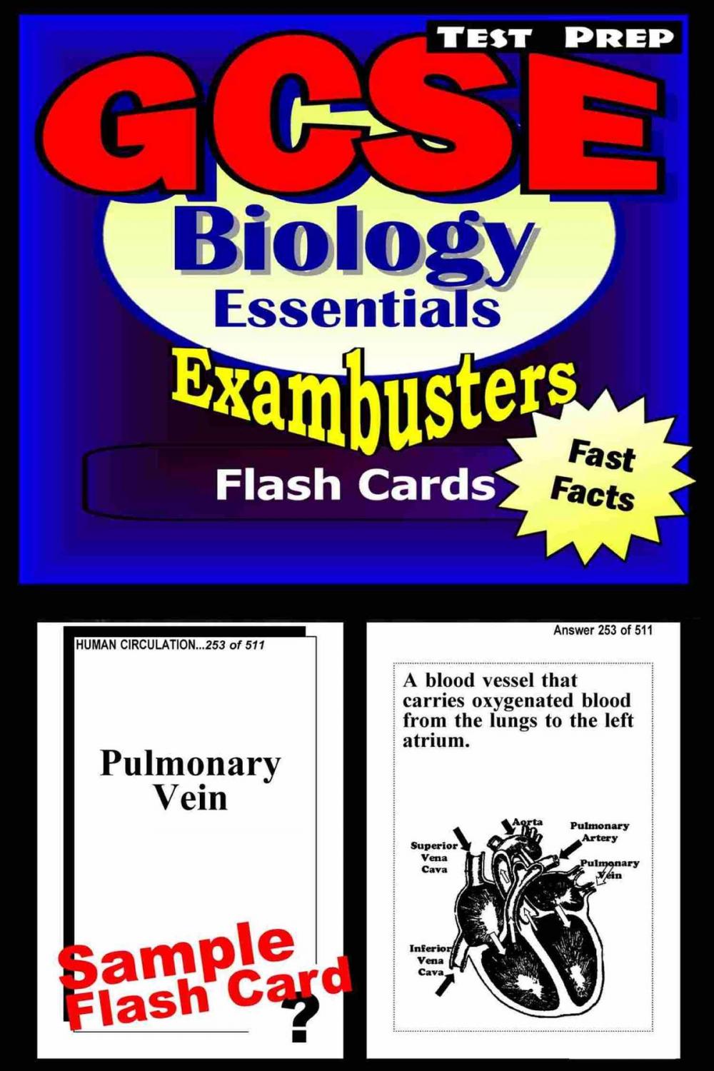 Big bigCover of GCSE Biology Test Prep Review--Exambusters Flash Cards