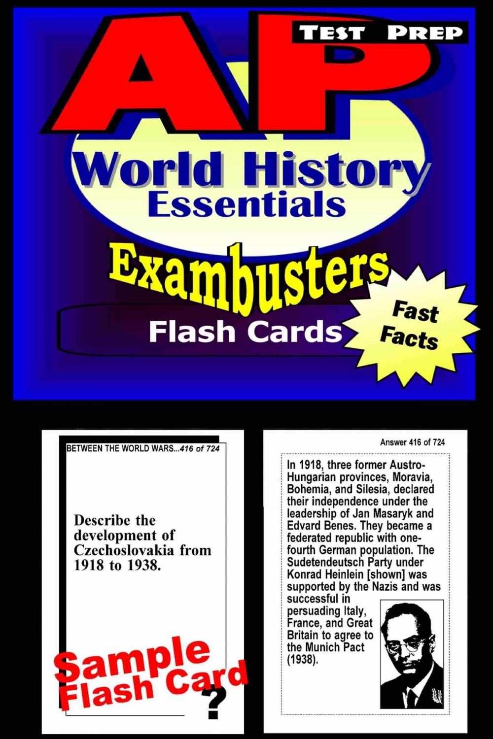 Big bigCover of AP World History Test Prep Review--Exambusters Flash Cards