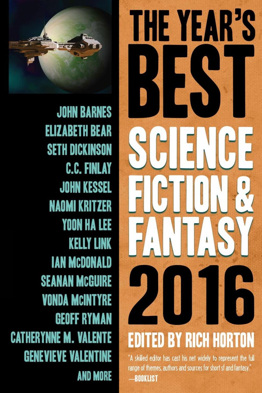 Big bigCover of The Year's Best Science Fiction & Fantasy, 2016 Edition