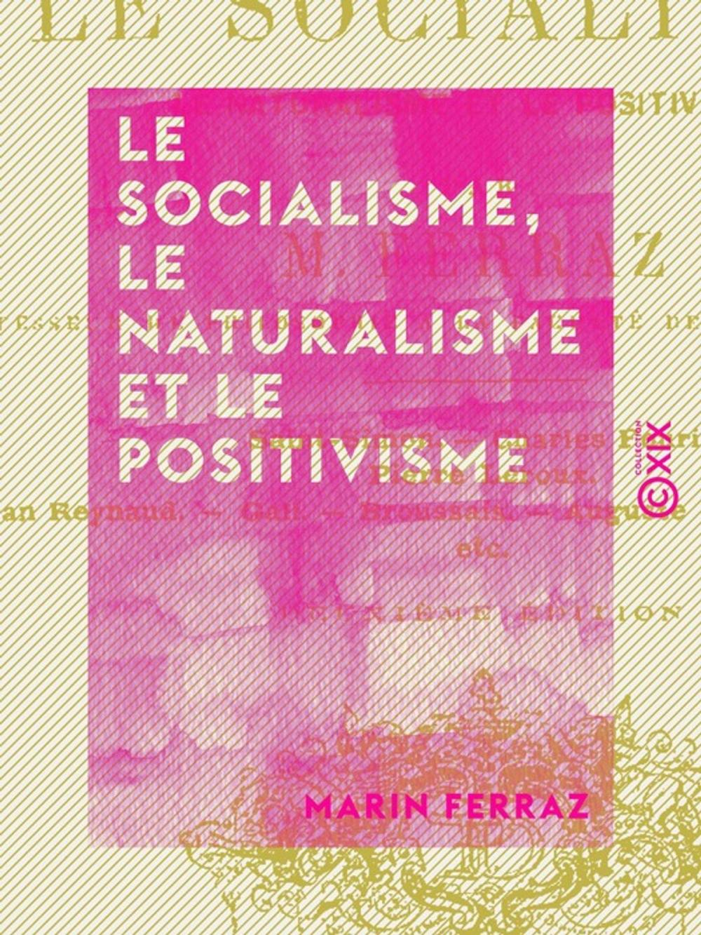 Big bigCover of Le Socialisme, le Naturalisme et le Positivisme