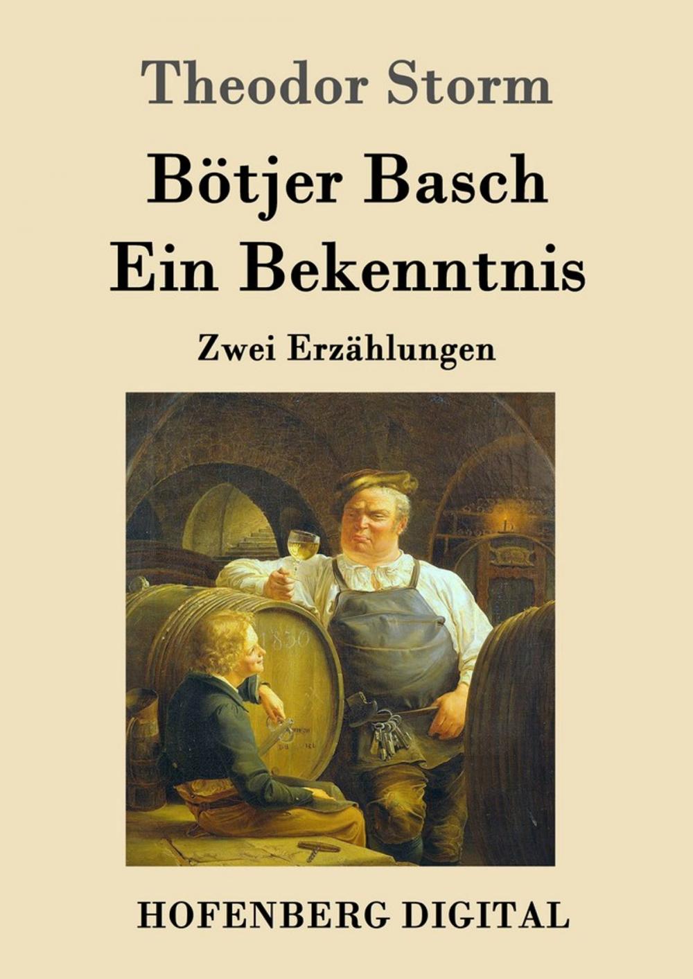 Big bigCover of Bötjer Basch / Ein Bekenntnis