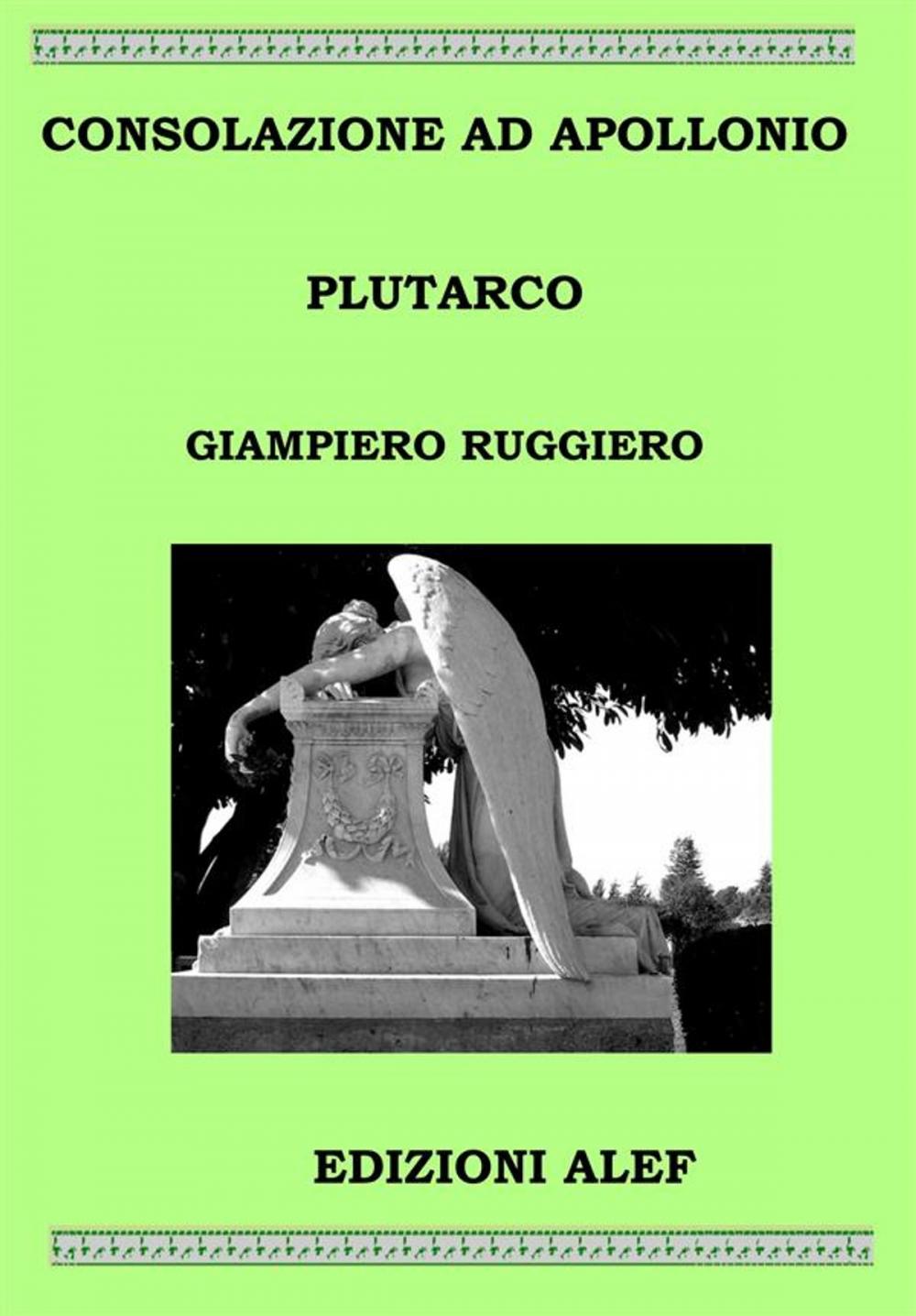 Big bigCover of Consolazione ad Apollonio Plutarco