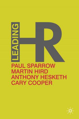 Book cover of Leading HR