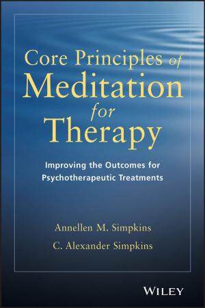 Book cover of Core Principles of Meditation for Therapy