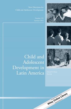 Cover of Child and Adolescent Development in Latin America