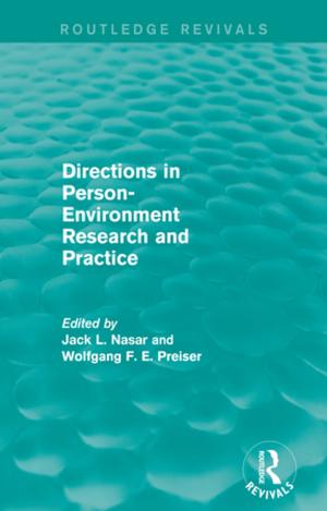 Cover of the book Directions in Person-Environment Research and Practice (Routledge Revivals) by Rebecca J. Blink