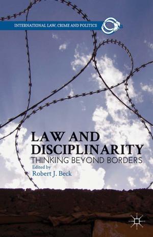 Cover of the book Law and Disciplinarity by B. Slonecker