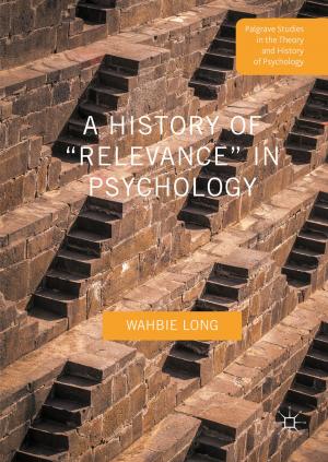 Cover of the book A History of “Relevance” in Psychology by Dominique de Rambures