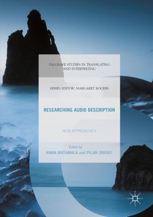 Cover of the book Researching Audio Description by Jørgen Bruhn