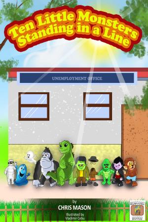 Book cover of Ten Little Monsters Standing in a Line