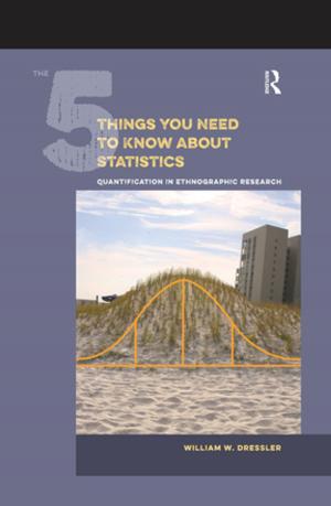 Cover of the book The 5 Things You Need to Know about Statistics by Thomas Recchio