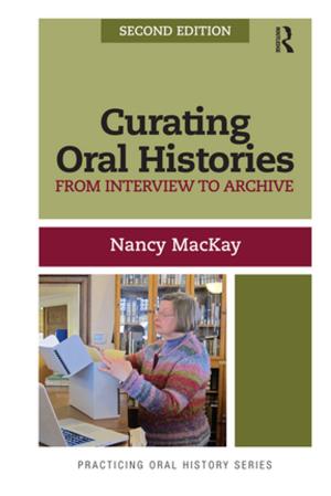 Cover of the book Curating Oral Histories by Renaud Camus