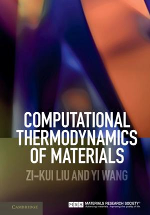 Cover of the book Computational Thermodynamics of Materials by George Pattison