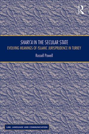 Cover of the book Shari`a in the Secular State by Songshan Sam Huang, Xuhua Michael Sun