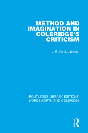 Cover of Method and Imagination in Coleridge's Criticism