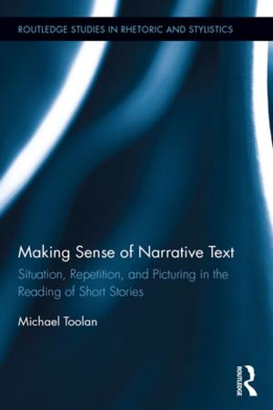 Book cover of Making Sense of Narrative Text