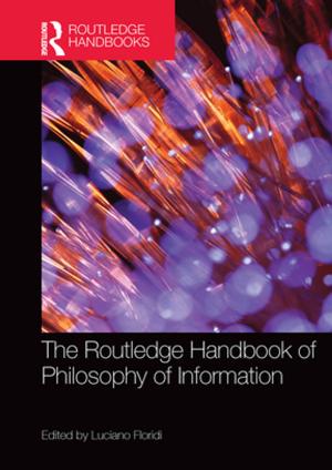 Cover of the book The Routledge Handbook of Philosophy of Information by Michele Prandi