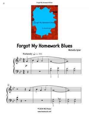 Book cover of Forgot My Homework Blues