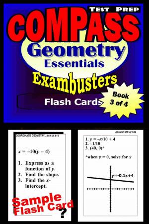 Cover of the book COMPASS Test Prep Geometry Review--Exambusters Flash Cards--Workbook 3 of 4 by PRAXIS II Exambusters