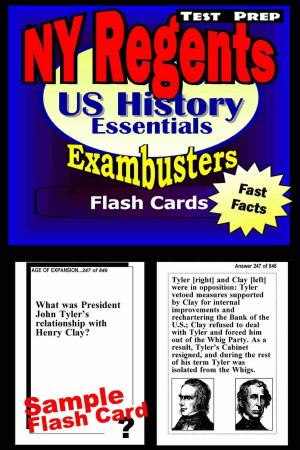 Cover of NY Regents United States History Test Prep Review--Exambusters Flashcards