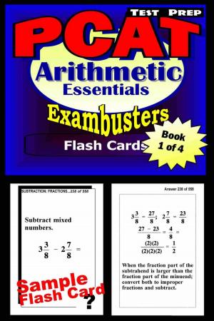 Cover of the book PCAT Test Prep Arithmetic Review--Exambusters Flash Cards--Workbook 1 of 4 by SAT II Exambusters