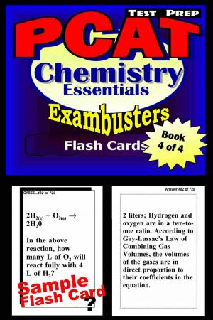 Cover of the book PCAT Test Prep Chemistry Review--Exambusters Flash Cards--Workbook 4 of 4 by GRE Exambusters