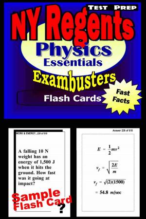 Cover of the book NY Regents Physics Test Prep Review--Exambusters Flashcards by SAT Exambusters