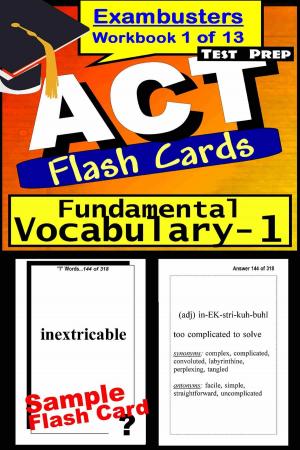Cover of the book ACT Test Prep Essential Vocabulary Review--Exambusters Flash Cards--Workbook 1 of 13 by PRAXIS II Exambusters