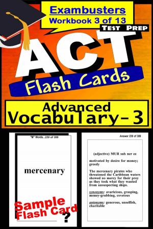 Cover of ACT Test Prep Advanced Vocabulary Review--Exambusters Flash Cards--Workbook 3 of 13