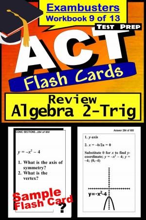 Cover of ACT Test Prep Algebra 2-Trig Review--Exambusters Flash Cards--Workbook 9 of 13