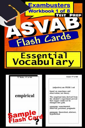 Cover of the book ASVAB Test Prep Essential Vocabulary Review--Exambusters Flash Cards--Workbook 1 of 8 by Regents Exambusters