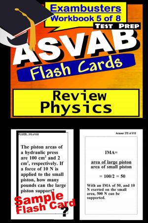 Cover of the book ASVAB Test Prep Physics Review--Exambusters Flash Cards--Workbook 5 of 8 by PRAXIS Core Exambusters
