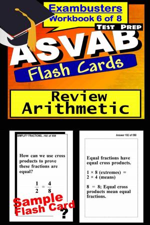Cover of the book ASVAB Test Prep Arithmetic Review--Exambusters Flash Cards--Workbook 6 of 8 by Regents Exambusters