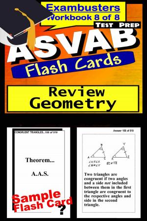 Cover of the book ASVAB Test Prep Geometry Review--Exambusters Flash Cards--Workbook 8 of 8 by GRE Exambusters