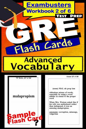 Cover of GRE Test Prep Advanced Vocabulary 2 Review--Exambusters Flash Cards--Workbook 2 of 6