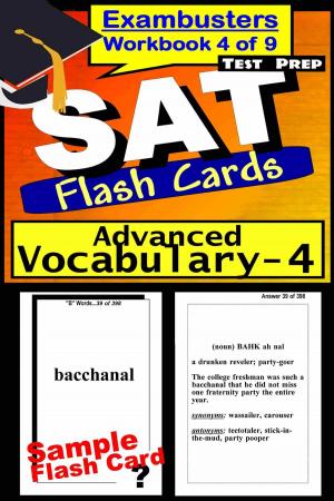 Cover of the book SAT Test Prep Advanced Vocabulary 4 Review--Exambusters Flash Cards--Workbook 4 of 9 by GRE Exambusters