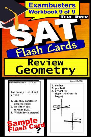 Cover of the book SAT Test Prep Geometry Review--Exambusters Flash Cards--Workbook 9 of 9 by GED Exambusters