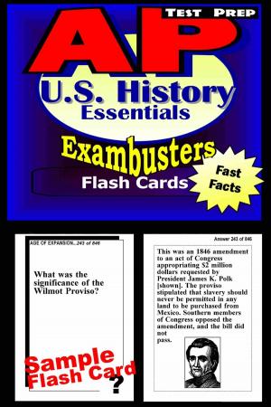 Cover of the book AP US History Test Prep Review--Exambusters Flash Cards by PRAXIS Core Exambusters