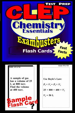 Cover of the book CLEP Chemistry Test Prep Review--Exambusters Flash Cards by Regents Exambusters