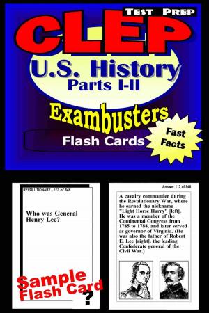 Cover of CLEP United States Hisory I & II Test Prep Review--Exambusters Flashcards