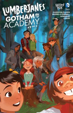 Book cover of Lumberjanes/Gotham Academy #1