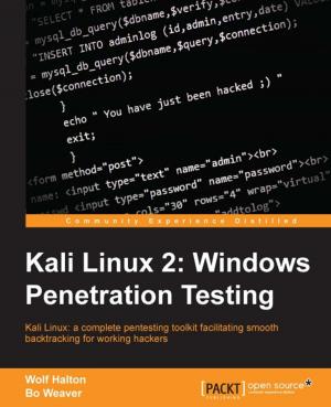 Cover of the book Kali Linux 2: Windows Penetration Testing by Matt Lambert